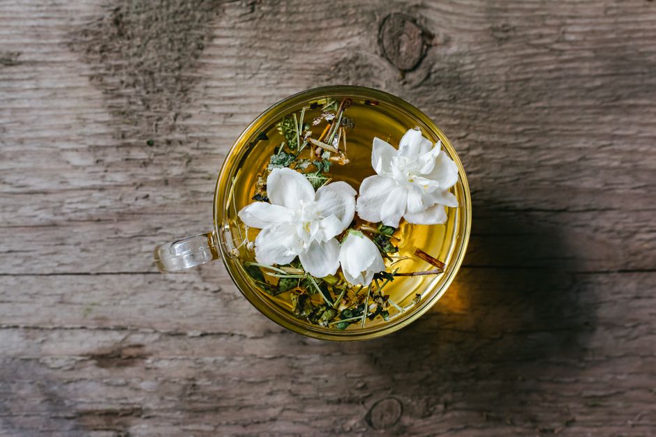Tés con flores